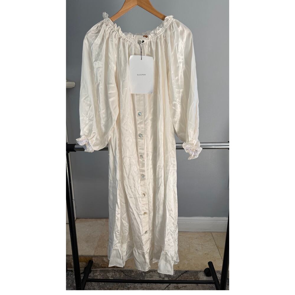 Sleeper Baked Milk Loungewear Dress, size One size 1 Fits a medium best